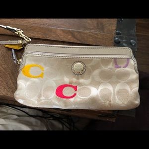 Authentic coach wristlet